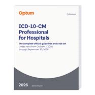 ICD-10-CM Professional for Hospitals with Guidelines 2026 book cover, ISBN 9798889520443