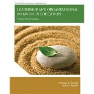 Leadership and Organizational Behavior in Education  Theory Into Practice