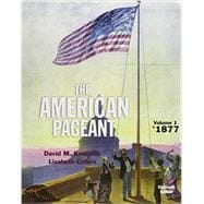 Bundle: American Pageant, Volume 1, Loose-leaf Version, 16th + LMS Integrated for MindTap History, 1 term (6 months) Printed Access Card