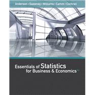 XLSTAT Education Edition for Anderson/Sweeney/Williams/Camm's Essentials of Statistics for Business and Economics