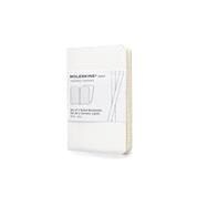 Moleskine Volant Notebook (Set of 2 ), Extra Small, Ruled, White, Soft Cover (2.5 x 4)