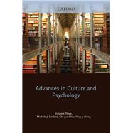 Advances in Culture and Psychology Volume 3