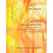 Missions Developpantes / Developmental Assignments