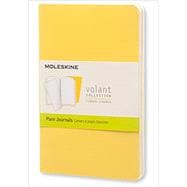 Moleskine Volant Journal (Set of 2), Pocket, Plain, Sunflower Yellow, Brass Yellow, Soft Cover (3.5 x 5.5)