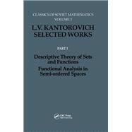 Descriptive Theory of Sets and Functions. Functional Analysis in Semi-ordered Spaces