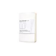 Moleskine Volant Notebook (Set of 2 ), Extra Small, Plain, White, Soft Cover (2.5 x 4)