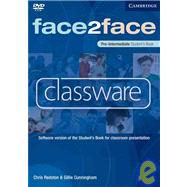 face2face Pre-Intermediate Classware DVD-ROM: Software version of the Student's Book for classroom presentation