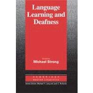 Language Learning and Deafness