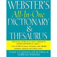Webster's All-in-One Dictionary & Thesaurus