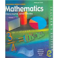 California Middle School Mathematics: Concepts and Skills, Course 1