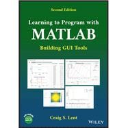 Learning to Program with MATLAB Building GUI Tools