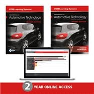 Bundle: Fundamentals of Automotive Technology 2nd Ed Textbook / Student Workbook / 2 yr FAT Online Access Pack