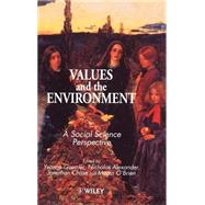 Values and the Environment A Social Science Perspective
