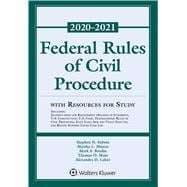 Federal Rules of Civil Procedure with Resources for Study 2020-2021 Statutory Supplement