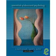 Essentials of Abnormal Psychology (Paperbound Version with CD-ROM, Practice Tests, and InfoTrac)