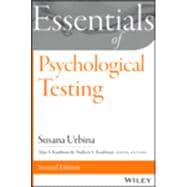 Essentials of Psychological Testing,9781118680483
