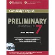Cambridge English Preliminary 7 With Answers