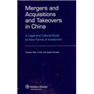 Mergers Acquisitions and Takeovers in China