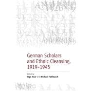 German Scholars And Ethnic Cleansing