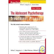 The Adolescent Psychotherapy Treatment Planner, 3rd Edition