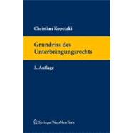 Grundriss Des Unterbringungsrechts