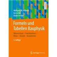 Formeln Und Tabellen Bauphysik