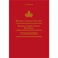 Burke's Landed Gentry (Fifth Edition) : 5th Edition: Burke's Irish Family Records: Genealogical Histories of Notable Irish Families