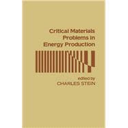 Critical Materials Problems In Energy Production