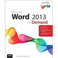 Word 2013 on Demand