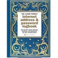 Celestial Large-format Internet Address & Password Logbook