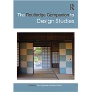 The Routledge Companion to Design Studies,9781138780507