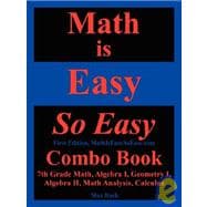 7th Grade Math, Algebra I, Geometry I, Algebra II, Math Analysis, Calculus
