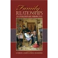 Family Relationships An Evolutionary Perspective