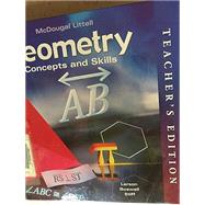Geometry Concepts And Skills - Teacher's Edition