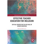 Effective Teacher Education for Inclusion