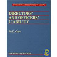 Directors' And Officers' Liability