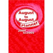 August to August Teacher Planner: Red