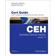 Certified Ethical Hacker (CEH) Version 10 Cert Guide,9780789760524