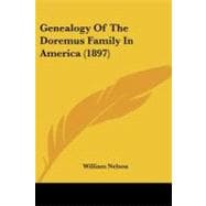 Genealogy of the Doremus Family in America