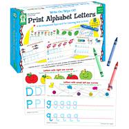 Write On / Wipe Off Print Alphabet Letters