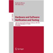 Hardware and Software: Verification and Testing
