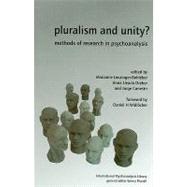 Pluralism and Unity?