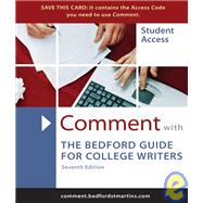 Comment for The Bedford Guide for College Writers