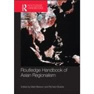 Routledge Handbook of Asian Regionalism