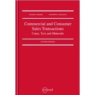 Commercial and Consumer Sales Transactions: Cases, Text and Materials