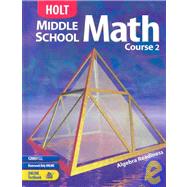 Math Course 2, Grade 7 Test Preparation Workbook