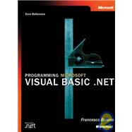 Programming Microsoft Visual Basic . Net (core reference)