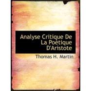 Analyse Critique de la Poactique D'Aristote
