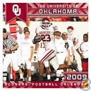 The University of Oklahoma Sooners Football 2009 Calendar