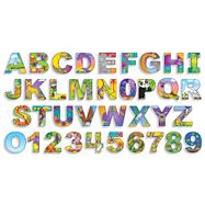 Illustrated Alphabet & Numbers Bulletin Board